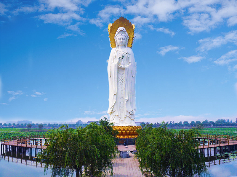 白洋淀荷花大觀園景觀雕塑工程